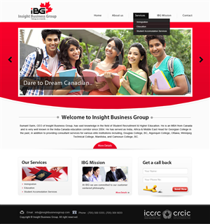 Web Design by Creative X Designs for Insight Business Group | Design: #2242387