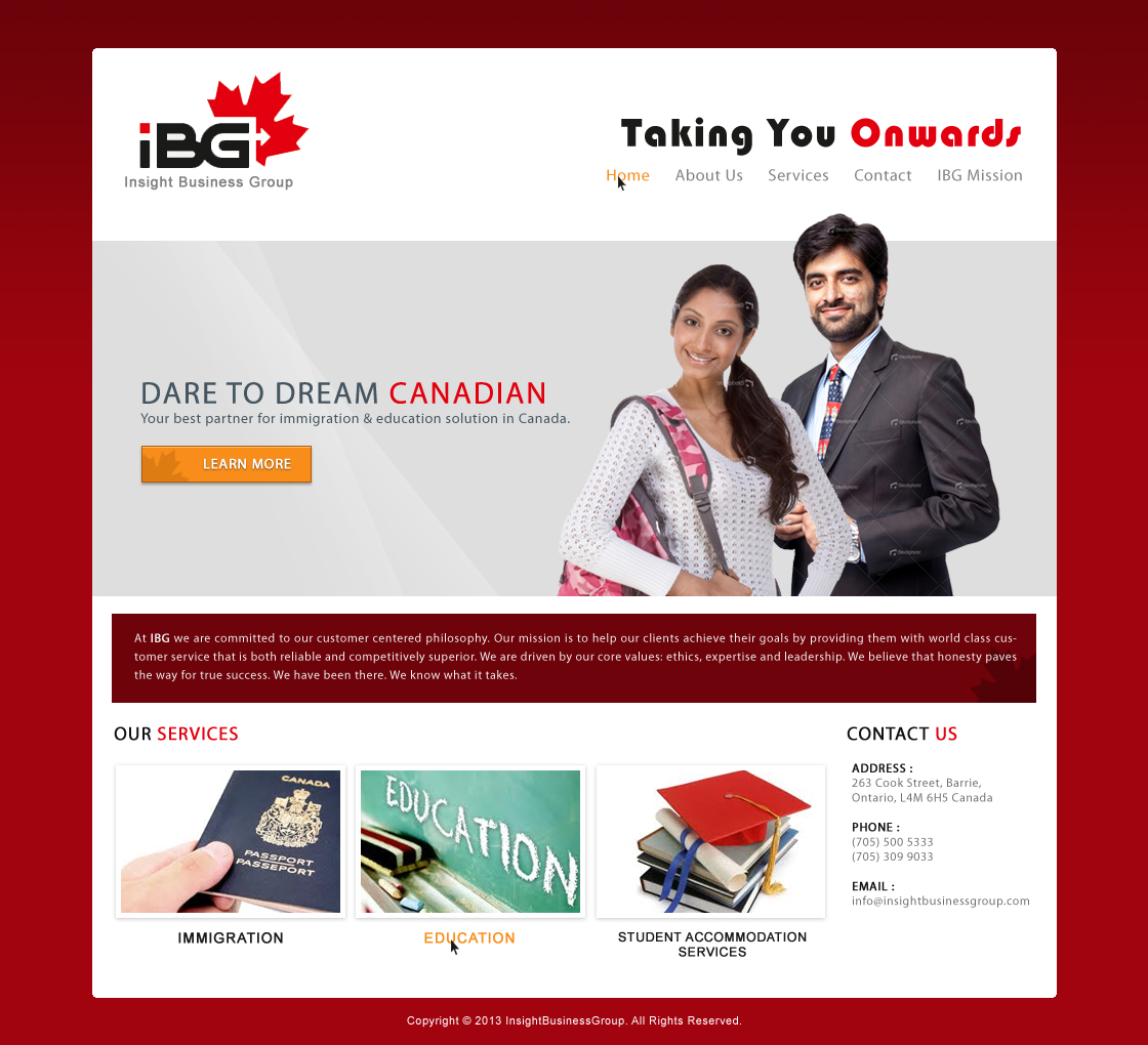 Diseño Web por Ardianet para Insight Business Group | Diseño #2243423