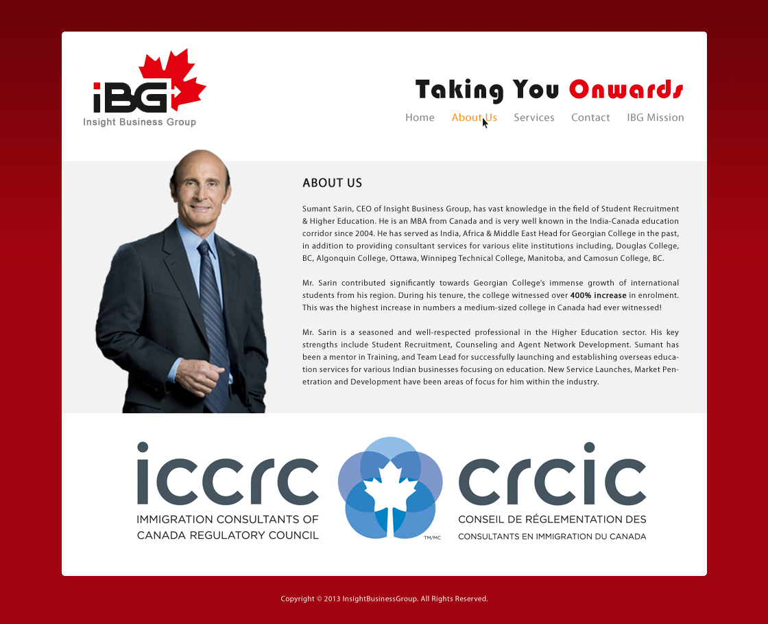 Diseño Web por Ardianet para Insight Business Group | Diseño #2245613