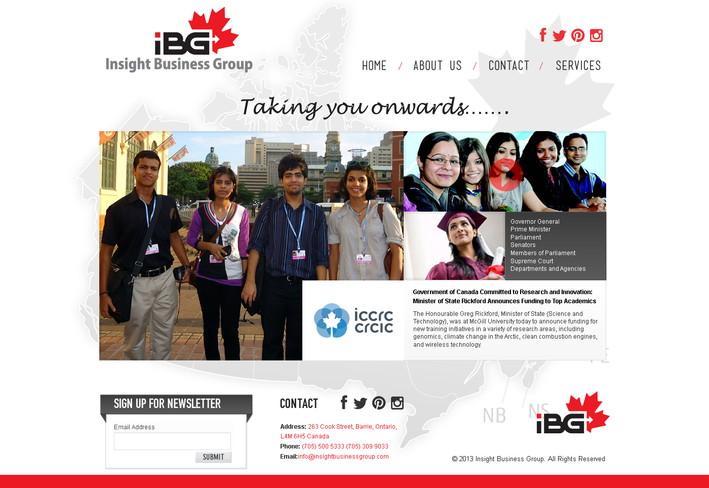 Web Design by Behriatech for Insight Business Group | Design #2246936