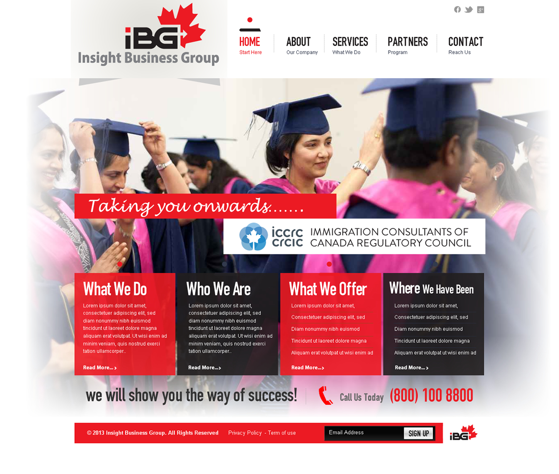 Web Design by Behriatech for Insight Business Group | Design #2246952