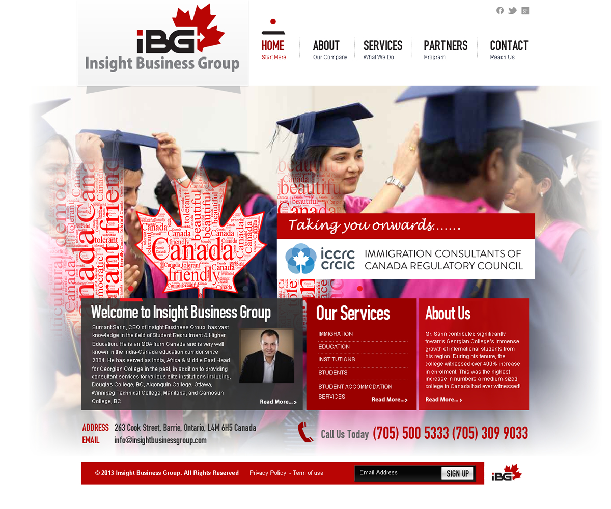 Diseño Web por Behriatech para Insight Business Group | Diseño #2272926