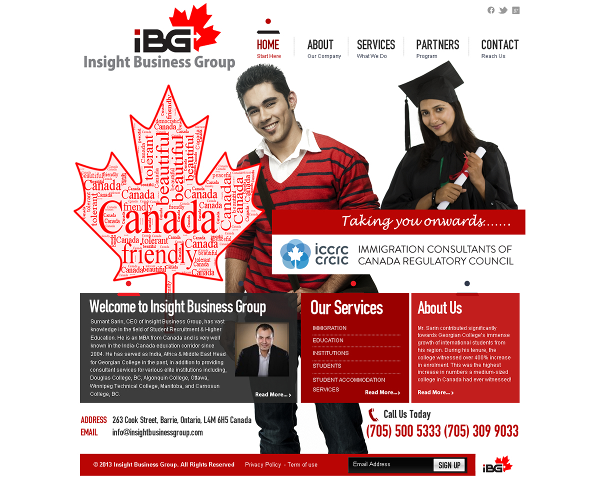 Diseño Web por Behriatech para Insight Business Group | Diseño #2279712