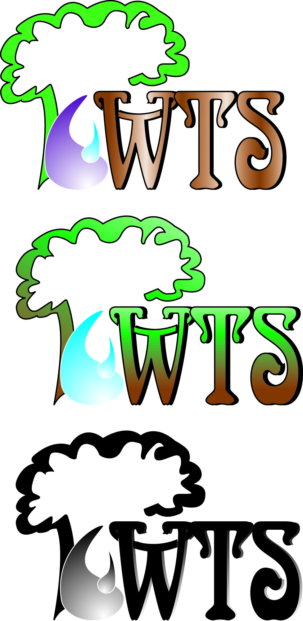 Logo Design by Steven Hall for Wakefield Tree Service, LLC | Design #20788