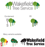 Logo-Design von Marion Lambert-Nuding für Wakefield Tree Service, LLC | Design #20786