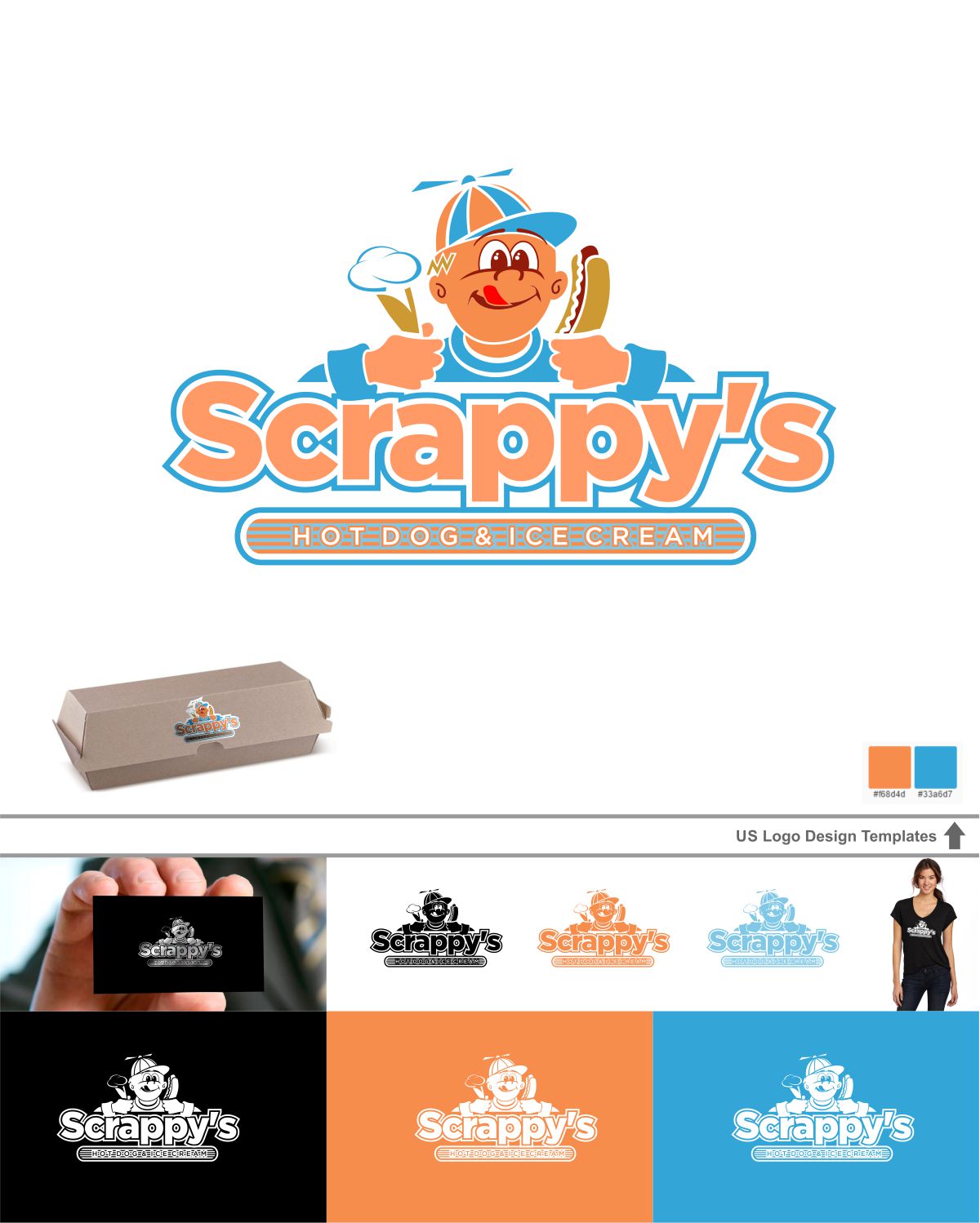 Logo-Design von DesignMX (Renan Mejia) für Scrappy's | Design #10633827