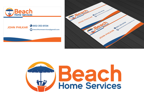 Visitenkarten-Design von eddy für Beach Home Maintenance | Design #10578555
