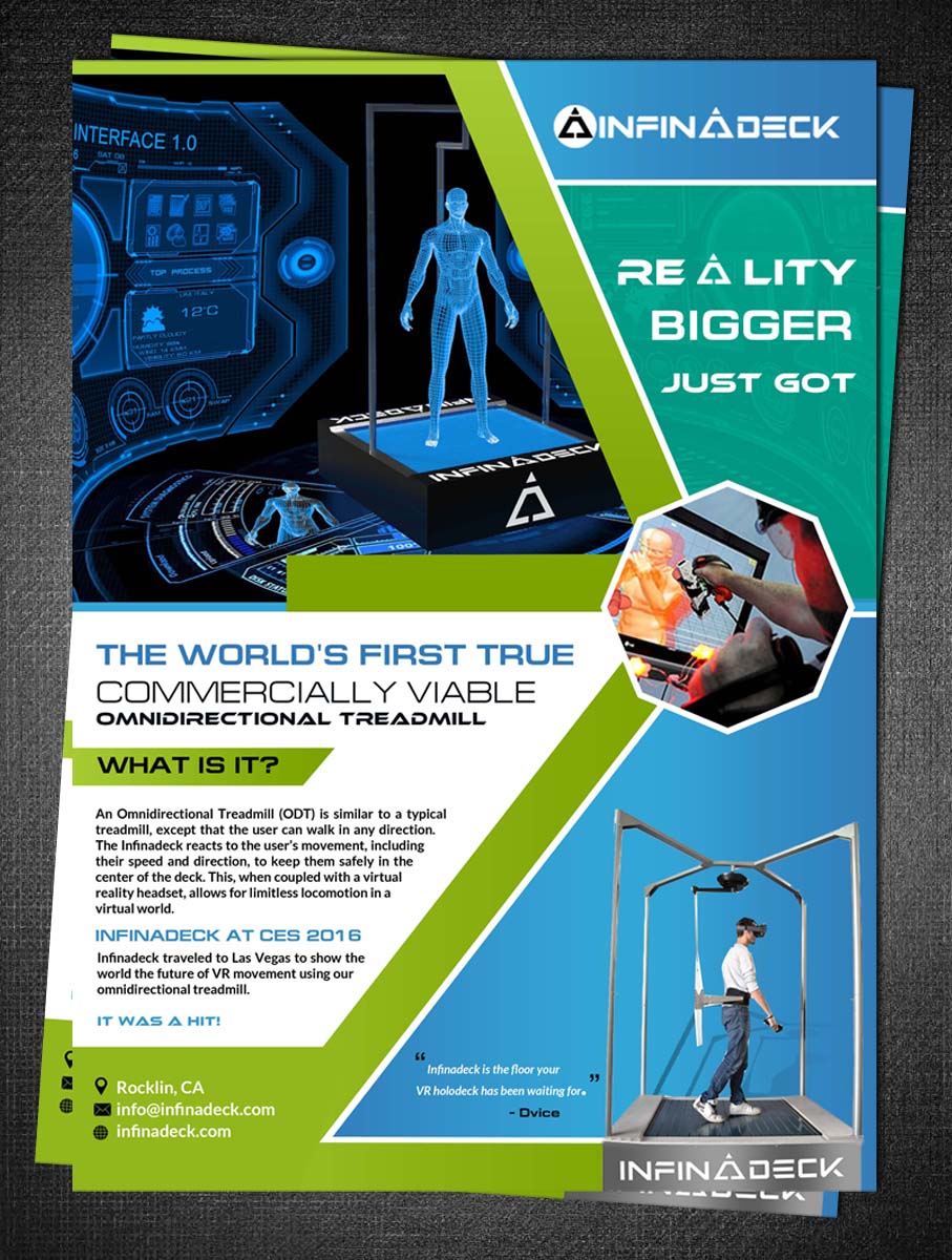bold serious flyer design for syntrol by creative bugs design virtual reality flyer