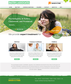 Psychologist website | Web Design par Mayank Patel