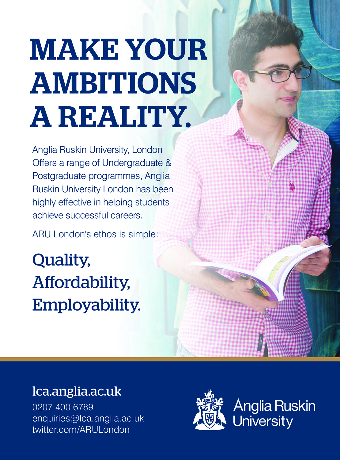 Advertisement Design by sonofharris for Anglia Ruskin University London | Design #10605552