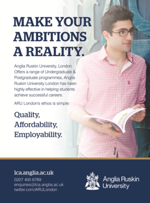 Advertisement Design by sonofharris for Anglia Ruskin University London | Design: #10605552