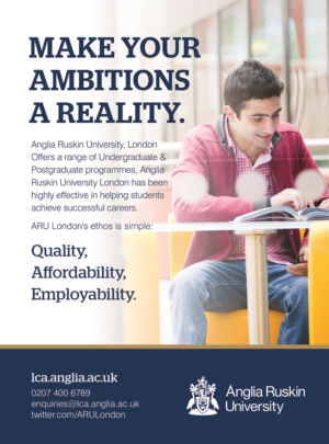 Advertisement Design by sonofharris for Anglia Ruskin University London | Design: #10605555