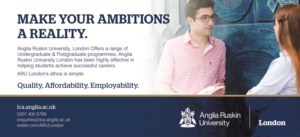 Advertisement Design by sonofharris for Anglia Ruskin University London | Design: #10605594