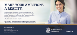 Advertisement Design by sonofharris for Anglia Ruskin University London | Design: #10605596