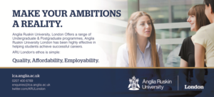 Advertisement Design by sonofharris for Anglia Ruskin University London | Design: #10605598