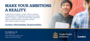 Advertisement Design by sonofharris for Anglia Ruskin University London | Design: #10677618