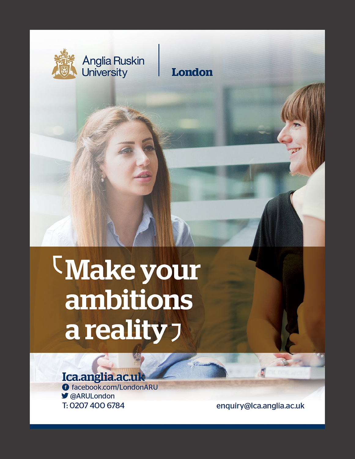 Advertisement Design by D Creative for Anglia Ruskin University London | Design #10674771