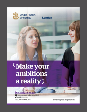 Design Publicitaire par jeetu87 pour Anglia Ruskin University London | Design #10689902