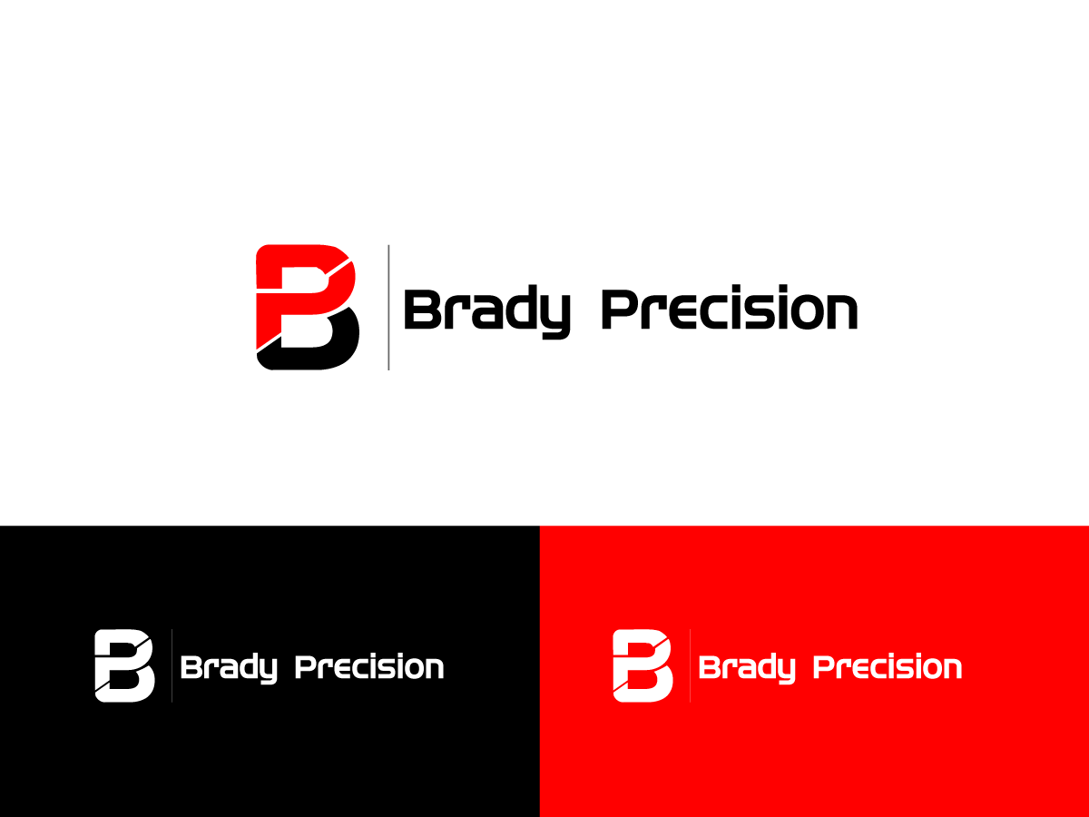 Logo Design by Anyl Thapa for Brady Precision | Design #10621046