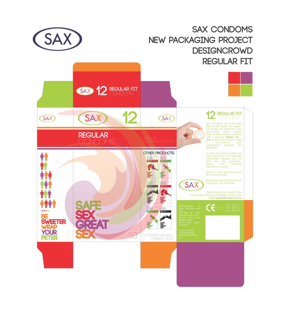 Diseño de Empaque por Alireza Mirzaei para Sax Health Care | Diseño #10626554