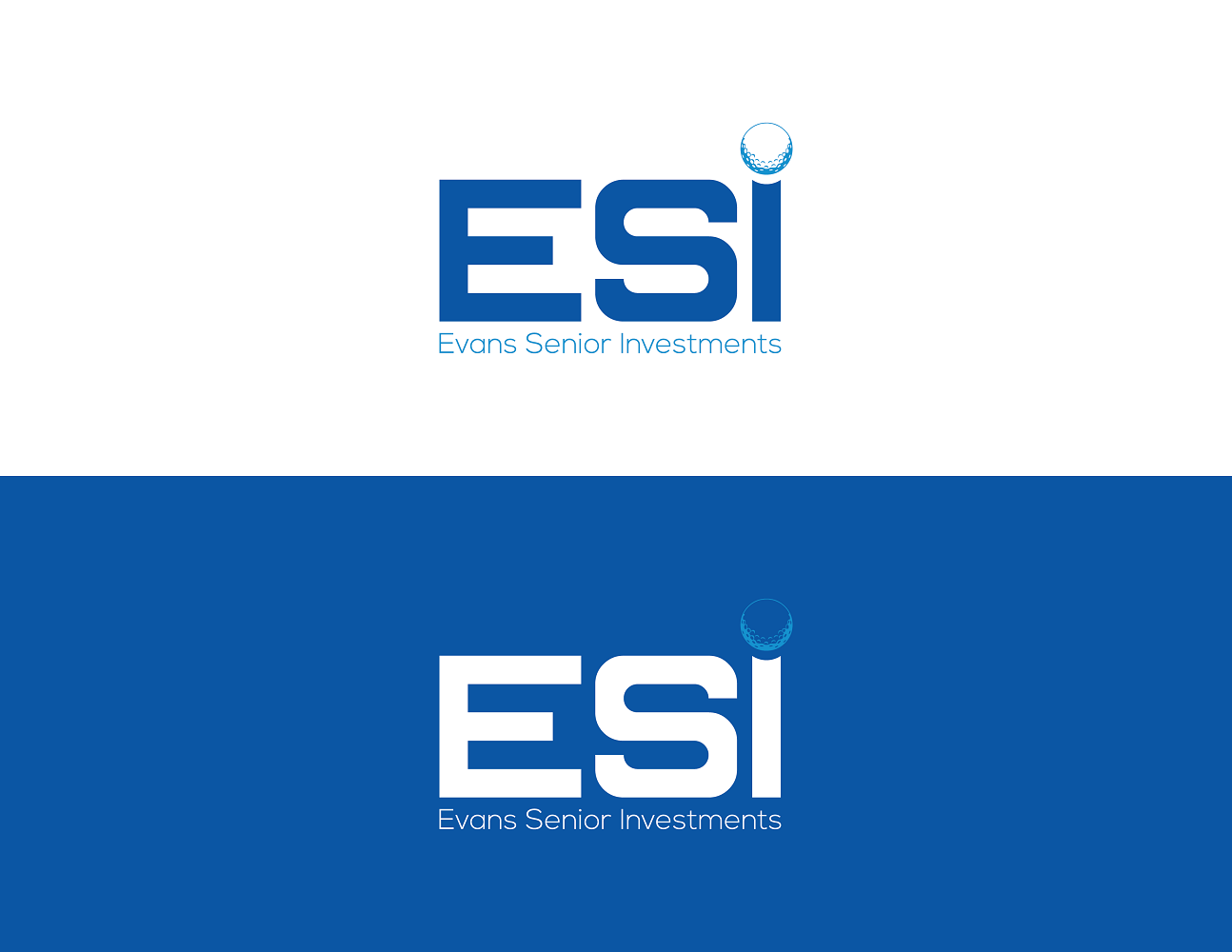 Logo Design by Verified artistry (Design garden) for Evans Senior Investments (ESI) | Design #10641358