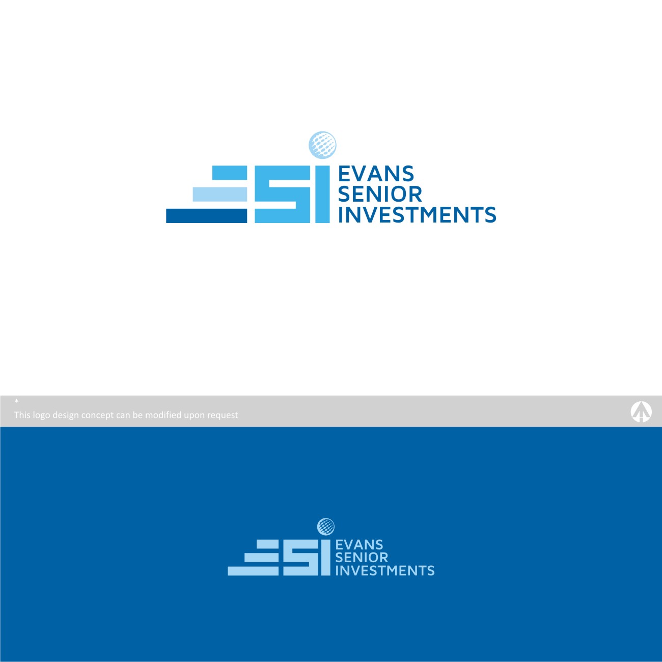 Diseño de Logo por MBARO para Evans Senior Investments (ESI) | Diseño #10694856