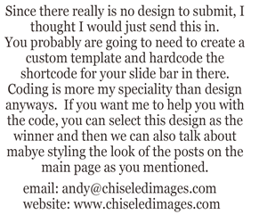 Wordpress Design by AndyMcCormick