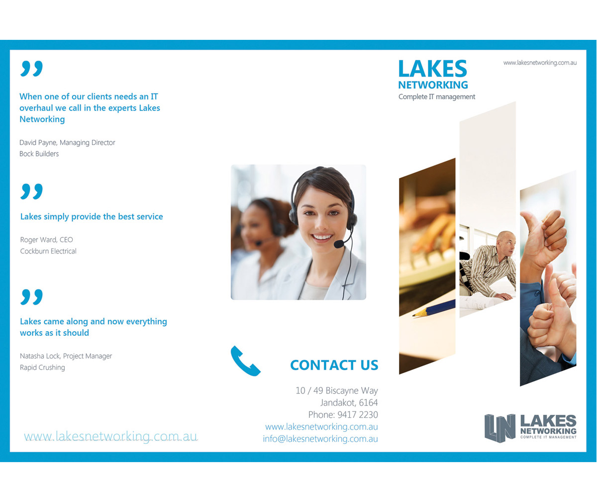 Flyer Design by Stoica Alin Ilie for Lakes Networking | Design #2254587