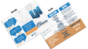 Flyer Design by Sleek Designs for Lakes Networking | Design #2226053