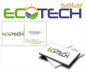 Design de Logo par Cornel Dobrescu pour Eco Tech Solar | Design #10613623