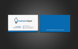 Business card design for a content marketing agency | Diseño de Tarjeta de Presentación por chandrayaan.creative