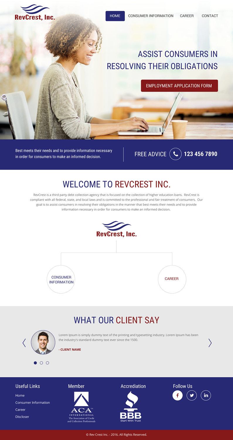 Web-Design von rightway für Coast Professional, Inc. | Design #10681828