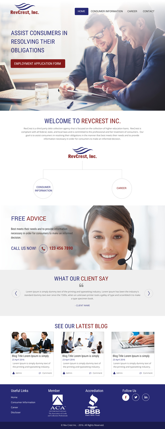 Web-Design von rightway für Coast Professional, Inc. | Design #10681830