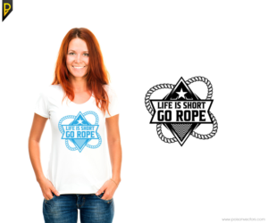 T-shirt Design by poisonvectors for Go Rope Clothing Co. | Design #10613015