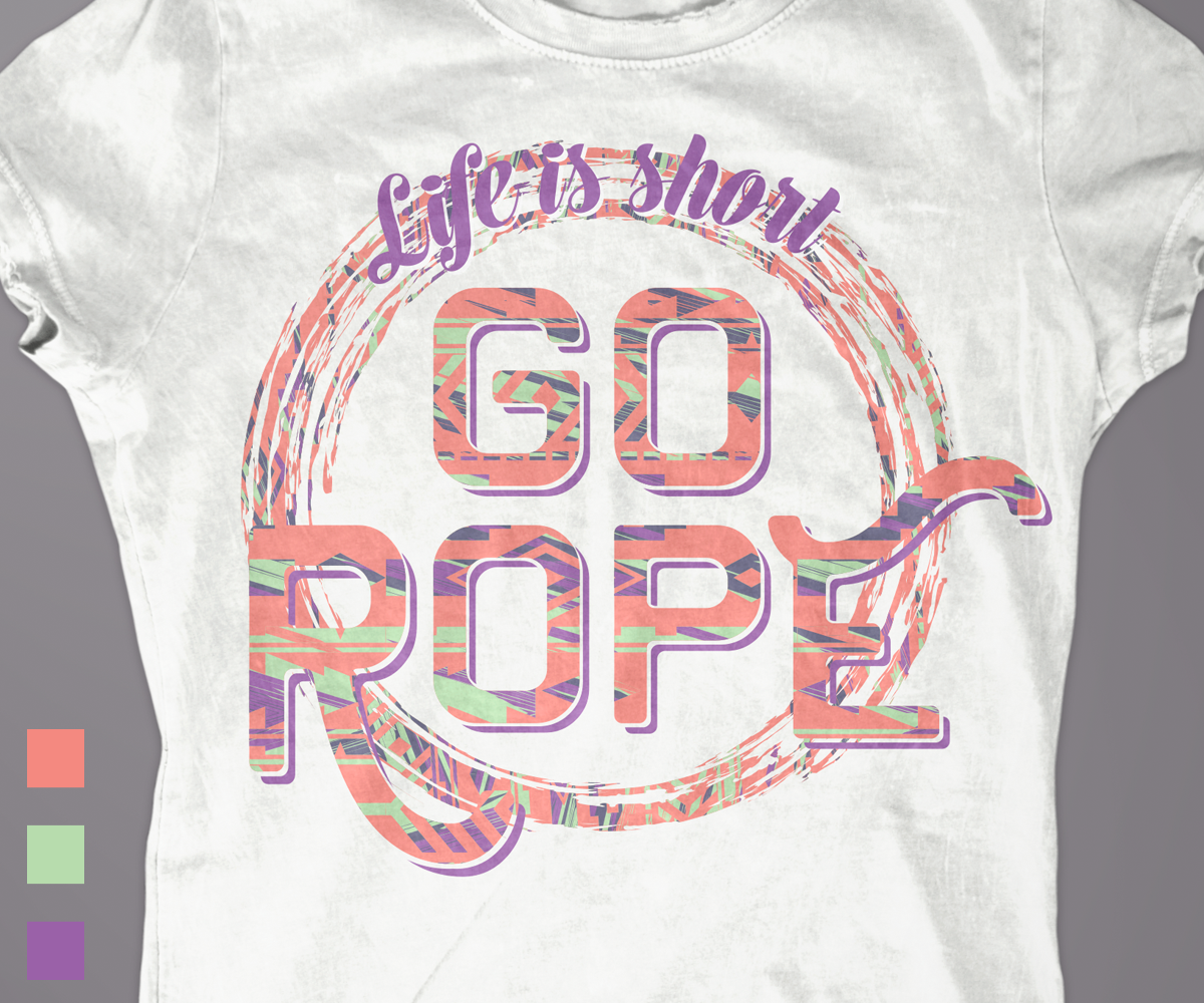 T-shirt Design by alice for Go Rope Clothing Co. | Design #10620241