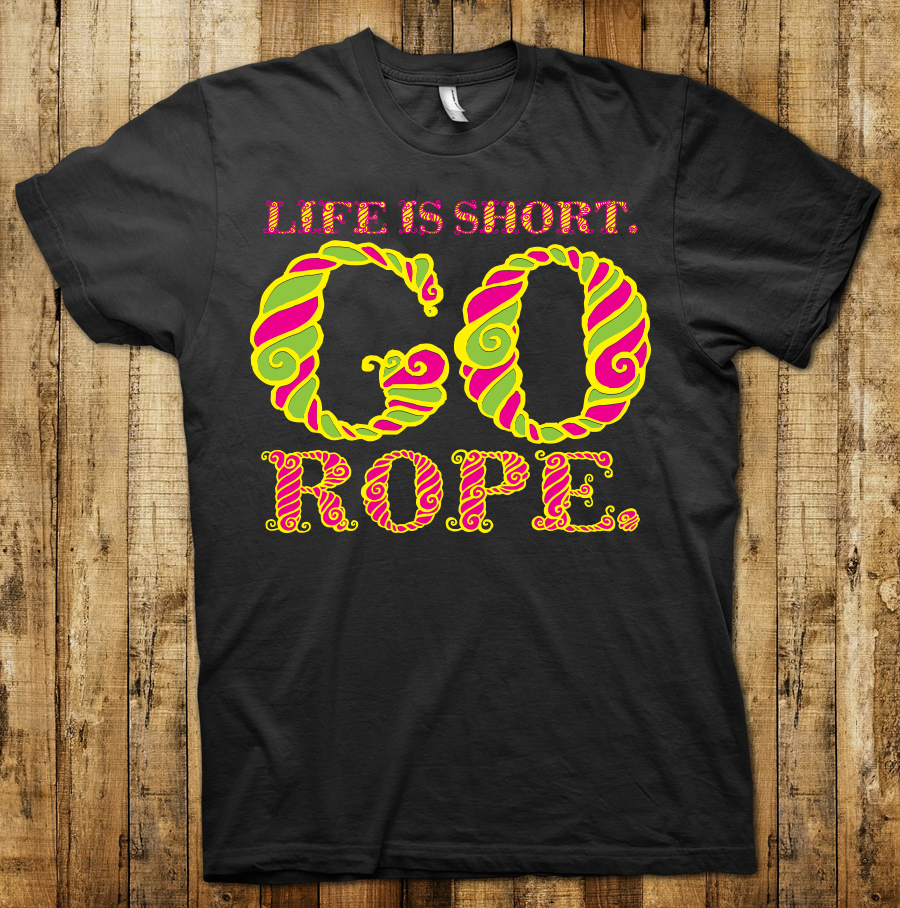 T-shirt Design by Fawwad Shaikh for Go Rope Clothing Co. | Design #10607119
