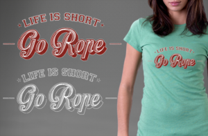 T-shirt Design by pixelnomads for Go Rope Clothing Co. | Design #10603503