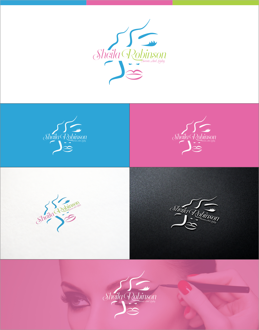 Logo Design by DG for Sweet And Lashy | Design #10604488