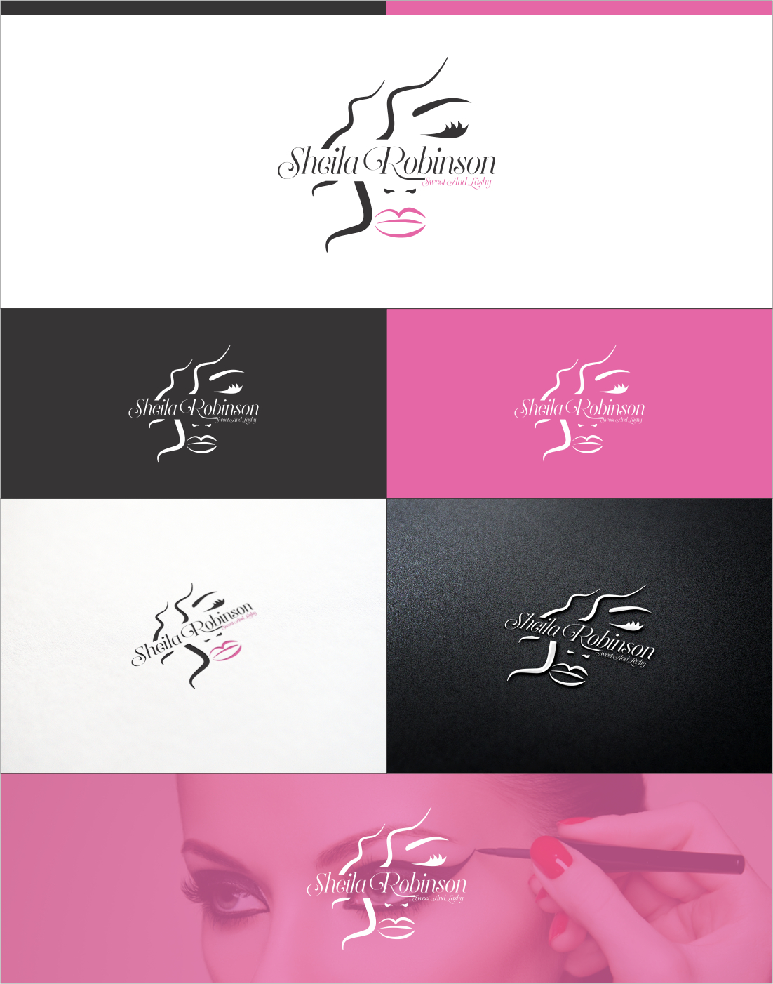 Logo Design by DG for Sweet And Lashy | Design #10604489