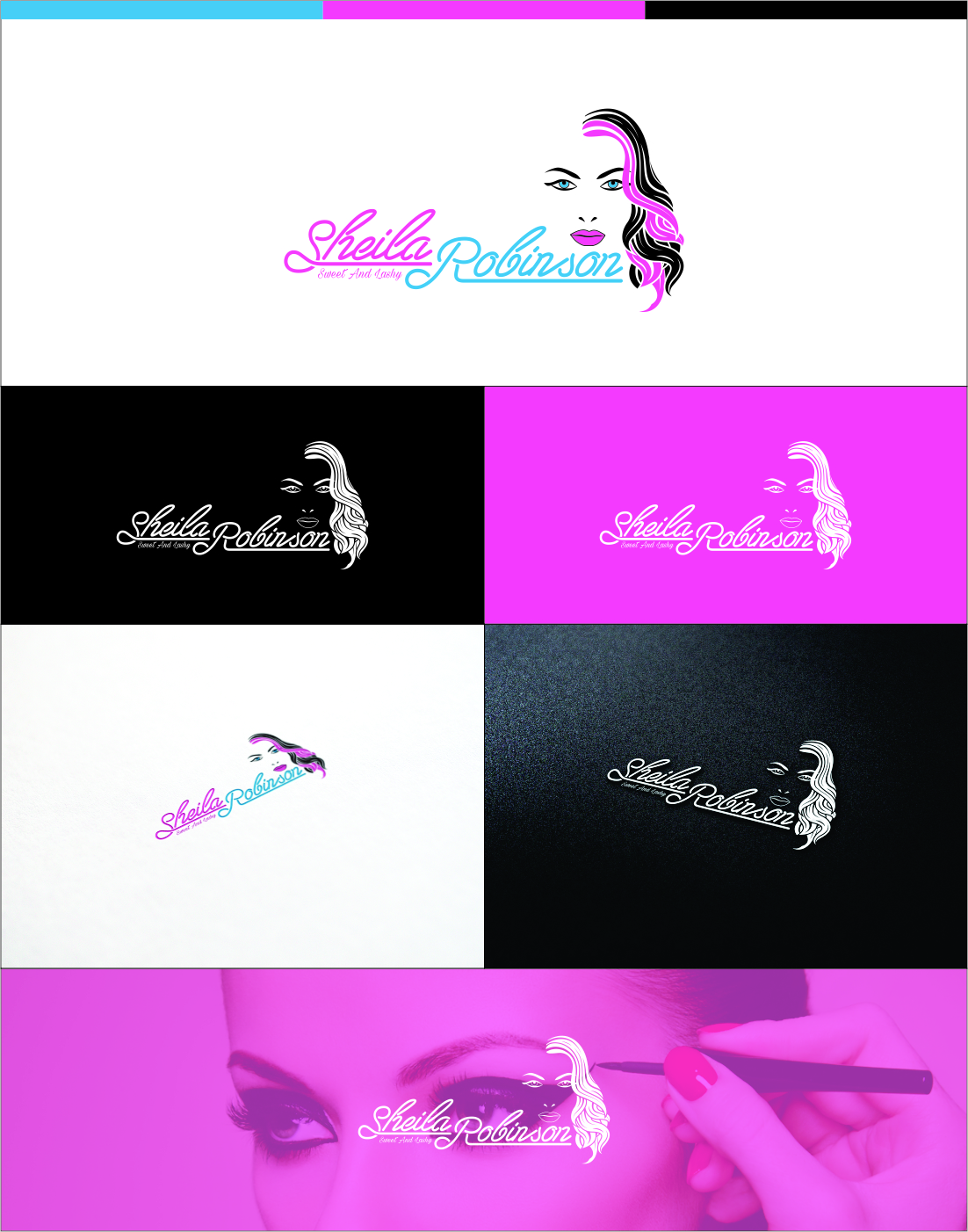 Logo Design by DG for Sweet And Lashy | Design #10604490