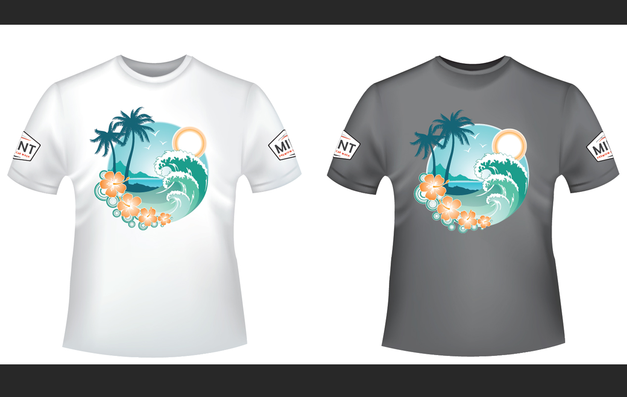 T-shirt Design by Graphicient for Mint Premium Car Wash | Design #10651385
