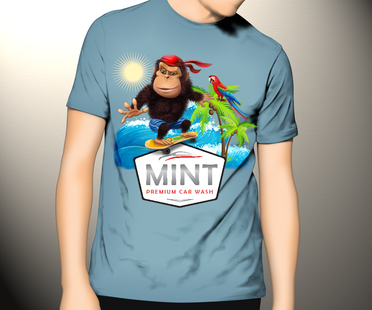 T-shirt Design by Arewa Design for Mint Premium Car Wash | Design #10682563
