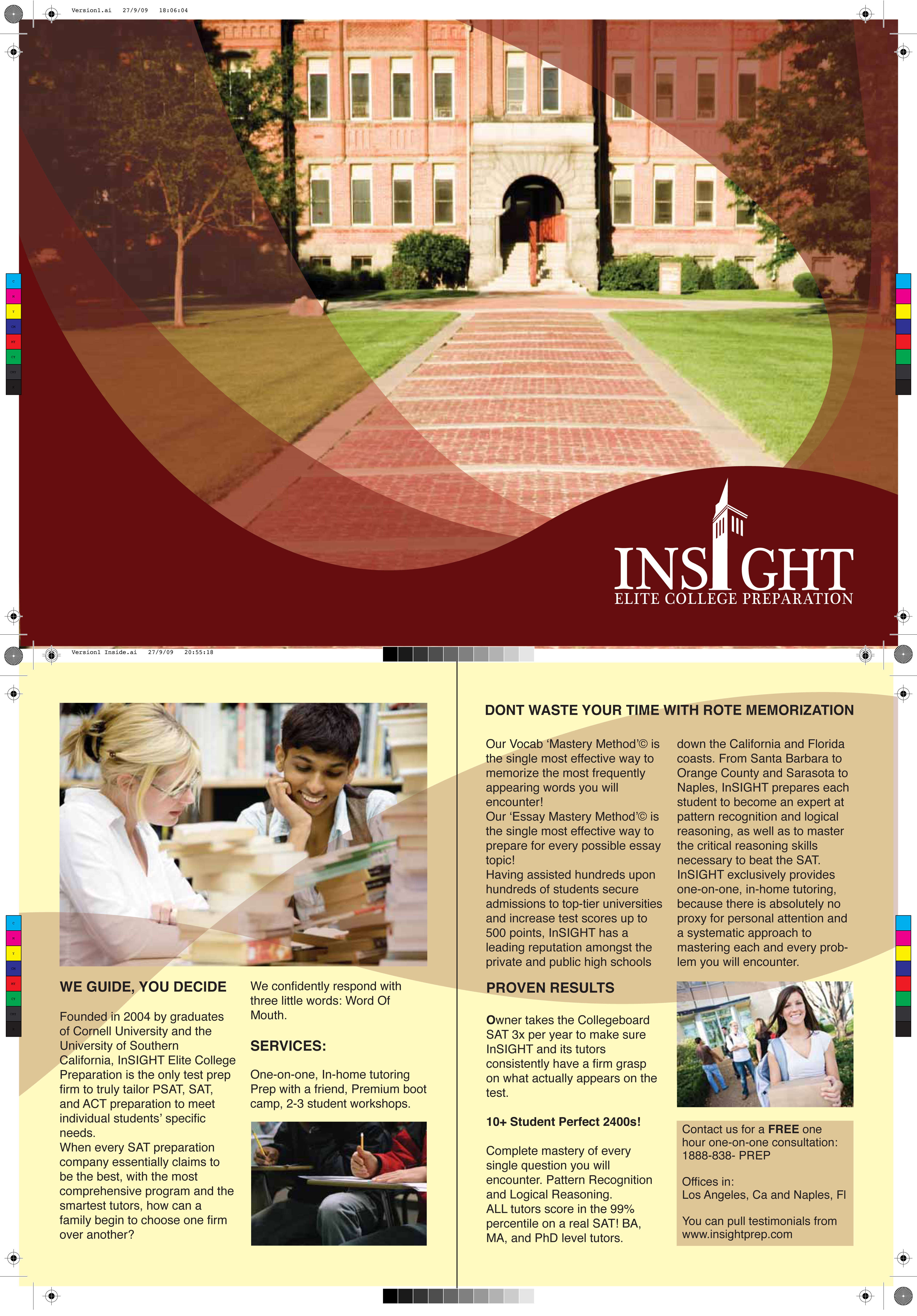 Brochure Design by Mike Heritage for Ivy Educational Group | Design #21105