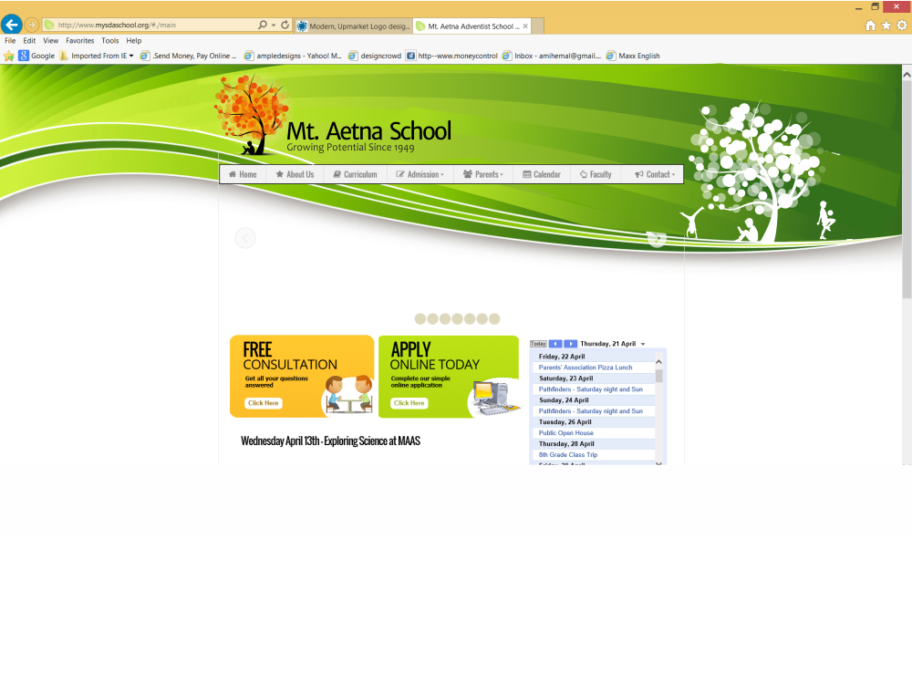 Logo Design by Ample Designs for Mt. Aetna Adventist School | Design #10660854