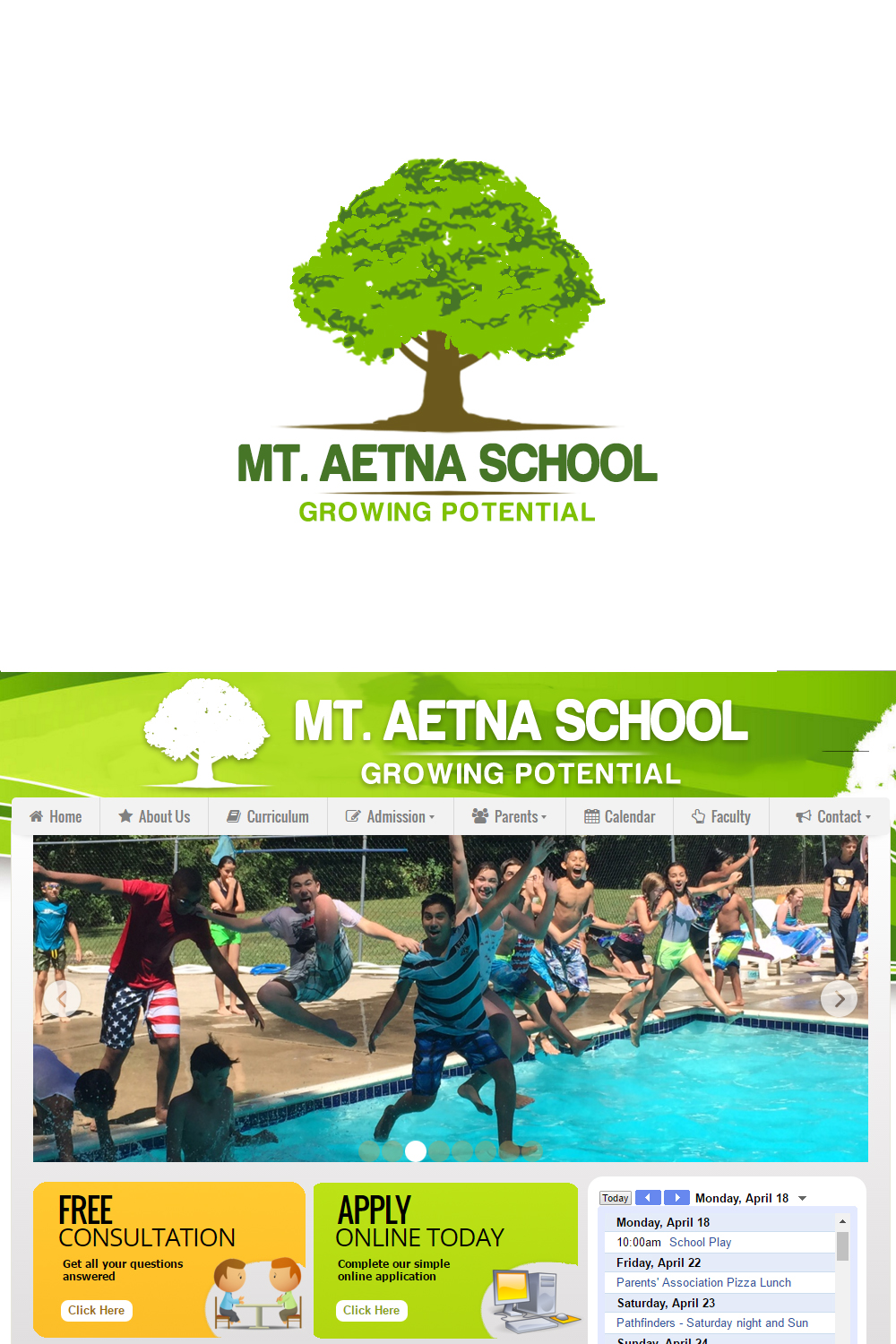 Logo Design by rivemediadesign for Mt. Aetna Adventist School | Design #10632282