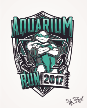 Aquarium Run 2017 Tshirt for Families and Serious Runners | Design de T-shirt par PYN-Project