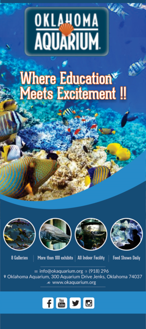 Graphic Design by Bins for Oklahoma Aquarium | Design: #10730925