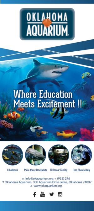 Graphic Design by Bins for Oklahoma Aquarium | Design: #10730926