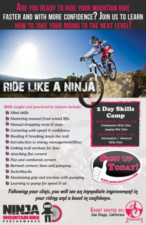 Flyer Design by Vimal Teja for Ninja Mountain Bike Performance | Design: #10667411