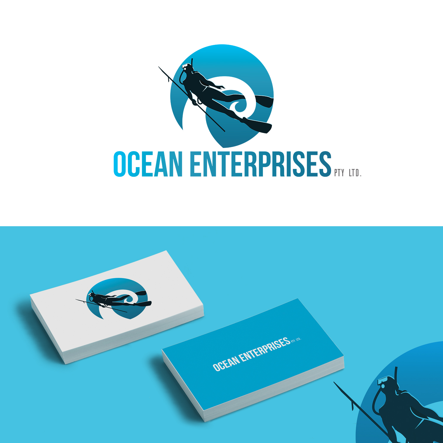 Logo Design by PC PRODUCTIONS for Ocean enterprises | Design #10618274